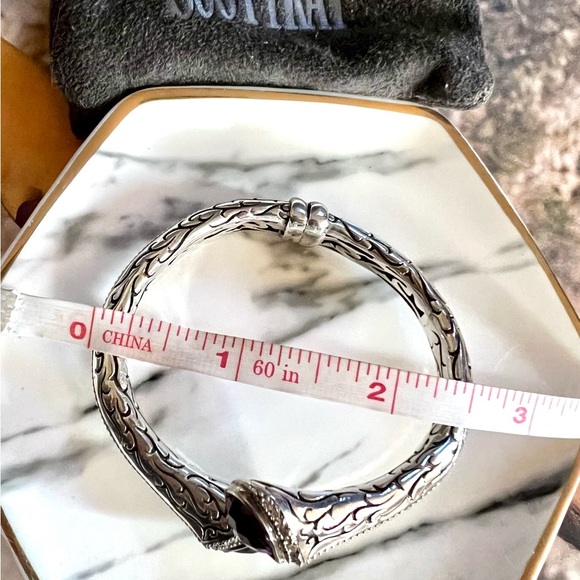 Authentic Scott Kay Diamond Amethyst Cuff Bracelet - Picture 4 of 6